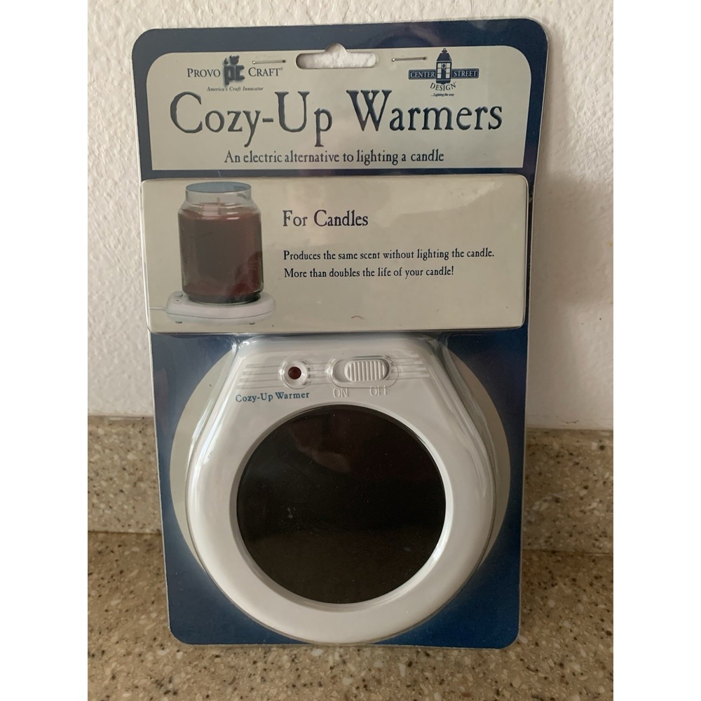 Provo Craft Cozy-Up Warmer For Candles Electric Wax Warmer White New In Package